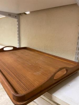 Vintage Collapsible Teak Lap Tray
