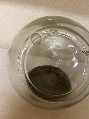 Antique Glass Candy Store/Coffee Jar with Lid