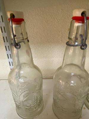 Vintage Glass Jars and Bottles Lot