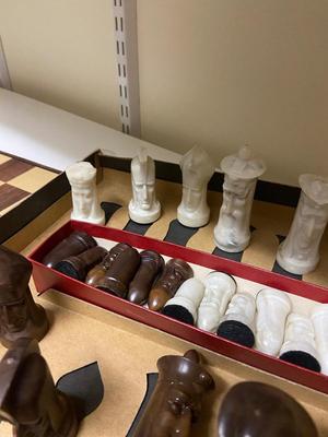 GANIN "Gothic” Sculptured Chess Set - 1961