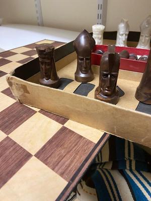 GANIN "Gothic” Sculptured Chess Set - 1961