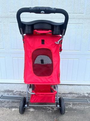 Small Pet Stroller and Sherpa Pet Carrier