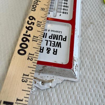 Vintage advertising thermometer