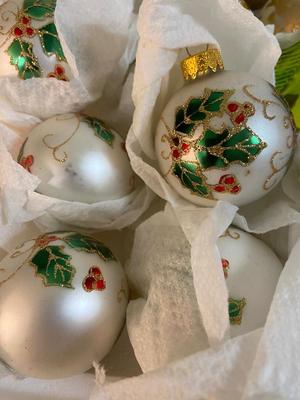 Mixed Modern and Vintage Christmas Ornament |. Lot One