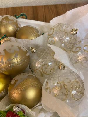 Mixed Modern and Vintage Christmas Ornament |. Lot One