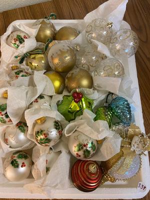 Mixed Modern and Vintage Christmas Ornament |. Lot One