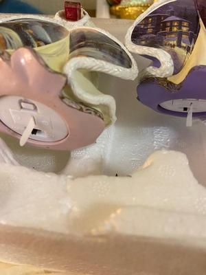 Thomas Kinkade Angel Ornaments, LIKE NEW