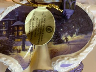 Thomas Kinkade Angel Ornaments, LIKE NEW