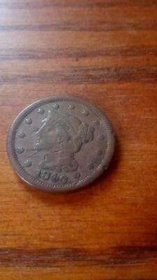LOT 89 1846 LARGE CENT