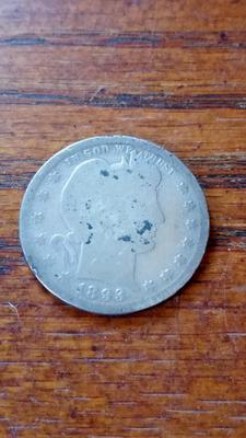 LOT 97 1893 BARBER QUARTER
