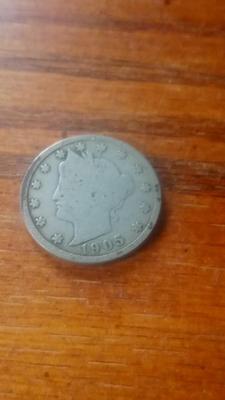 LOT 103 1905 LIBERTY HEAD NICKEL