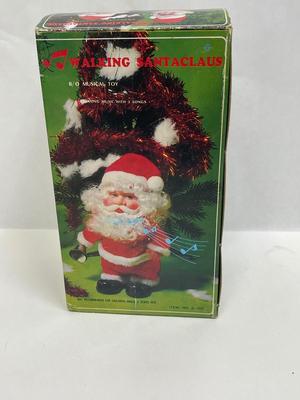 Walking Santa Claus vintage