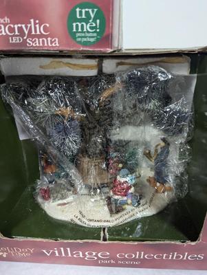 Vintage Holiday Figurines Santa & Snowmen