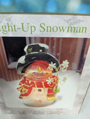 Vintage Holiday Figurines Santa & Snowmen
