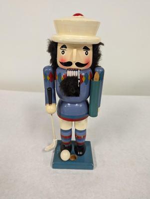Christmas Golf Wooden Nutcracker