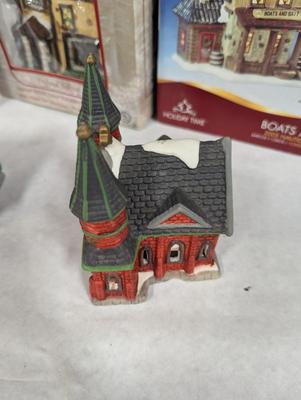 Vintage Holiday Buildings