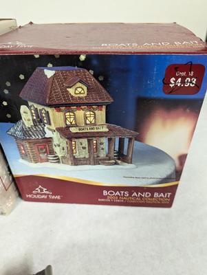 Vintage Holiday Buildings