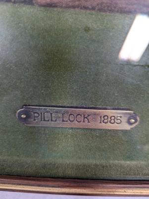 Pill Lock 1885 Gun Replica Shadow Box