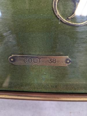 Colt 38 Gun Replica Shadow Box Choice 2