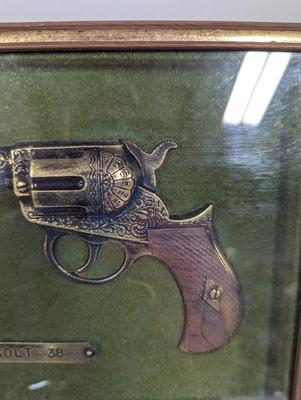 Colt 38 Gun Replica Shadow Box Choice 2