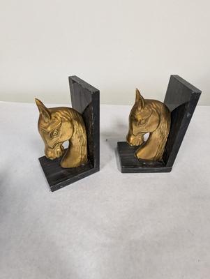 Vintage Horse Bookends