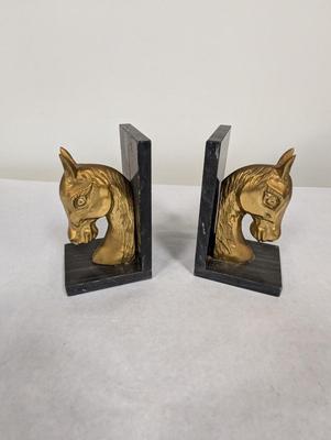 Vintage Horse Bookends