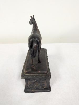 Horse Figurine Sitting On Decorative Box