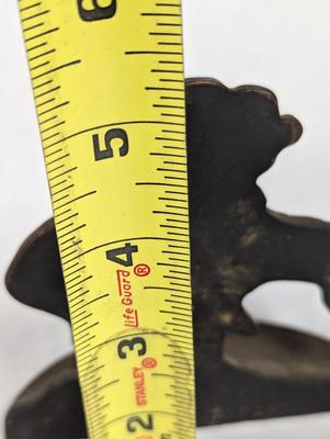 Vintage Last Trail Cast Iron Bookend