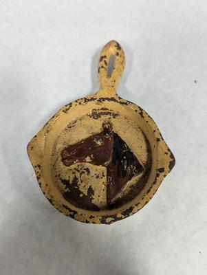 Vintage John Wright Miniature Cast Iron Pan
