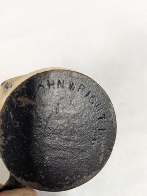 Vintage John Wright Miniature Cast Iron Pan