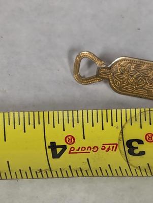 Vintage Ormond Tie Clip Wil-Aren Hondo Clip Saddle Rhinestone
