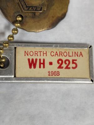 Miniature Key Chain License Plates Disabled American Vets