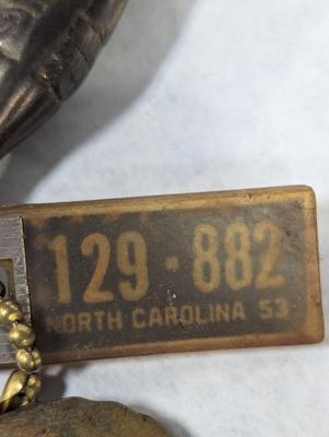 Miniature Key Chain License Plates Disabled American Vets