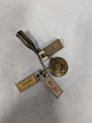 Miniature Key Chain License Plates Disabled American Vets