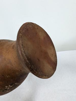 Vintage Double Handled Handpainted Pottery Vase