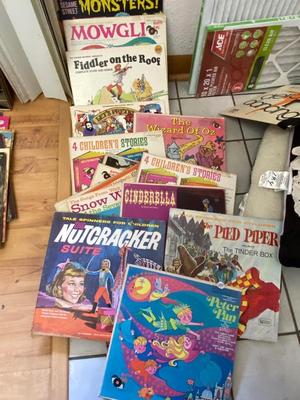 Vintage Children’s Vinyl Collection Lot