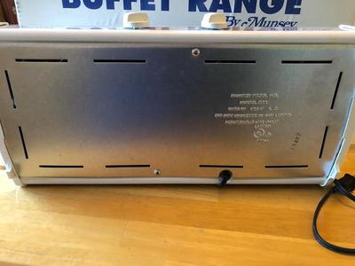 Munsey Portable Electric Range | Lot Two