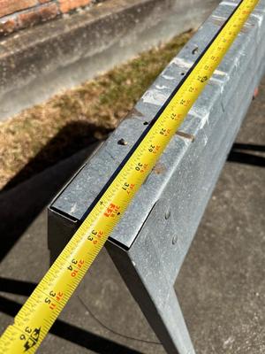 Lightweight Metal Sawhorses