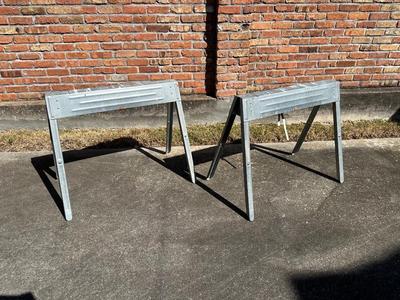 Lightweight Metal Sawhorses