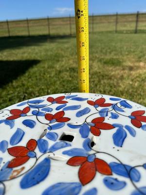 Vintage Chinese Porcelain Hand Painted Garden Stool