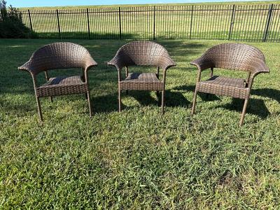 Three (3) Outdoor Patio Chairs