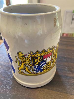 Vintage Italian Books and German Stein