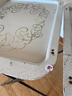 Vintage Metal TV Trays