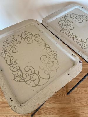 Vintage Metal TV Trays