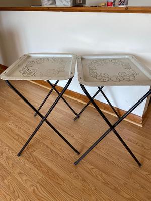 Vintage Metal TV Trays