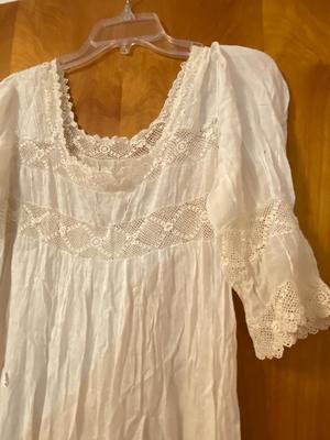 Vintage White Lace Nightgown