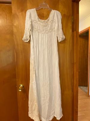 Vintage White Lace Nightgown