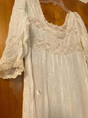 Vintage White Lace Nightgown