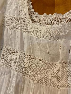 Vintage White Lace Nightgown
