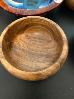 Assorted Wooden Bowls Lot